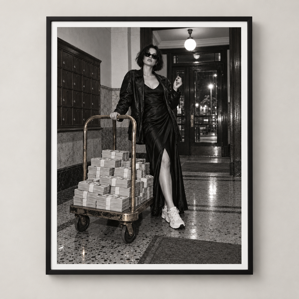 Cash on Delivery — Sienna Ricci — framed artwork