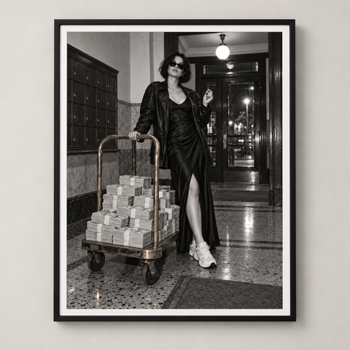 Cash on Delivery — Sienna Ricci — framed artwork