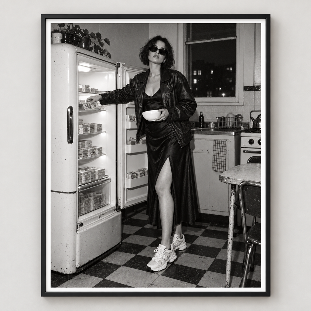 Cold Hard Cash — Sienna Ricci — framed artwork