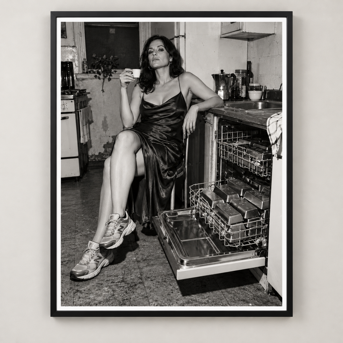 Dirty Money B — Sienna Ricci — framed artwork