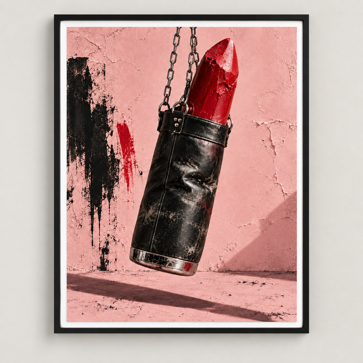 Kiss Back — Sienna Ricci — framed artwork