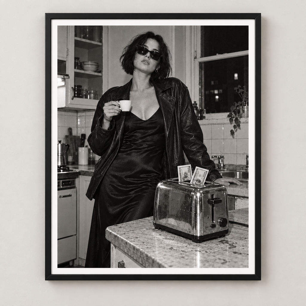 Money to Burn — Sienna Ricci — framed artwork