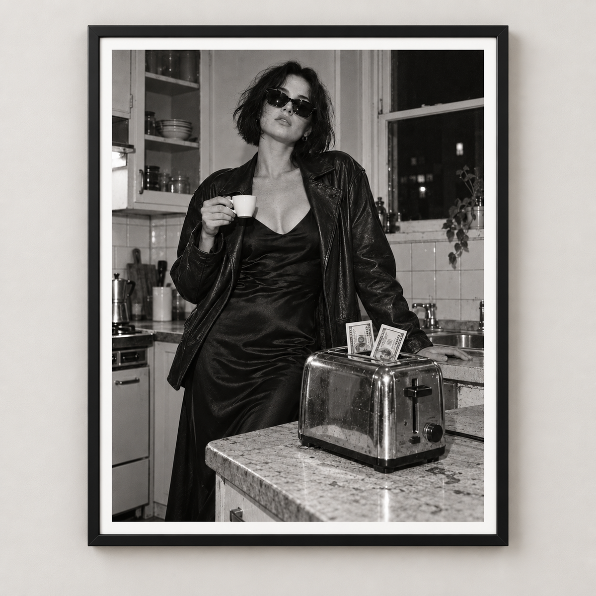 Money to Burn — Sienna Ricci — framed artwork