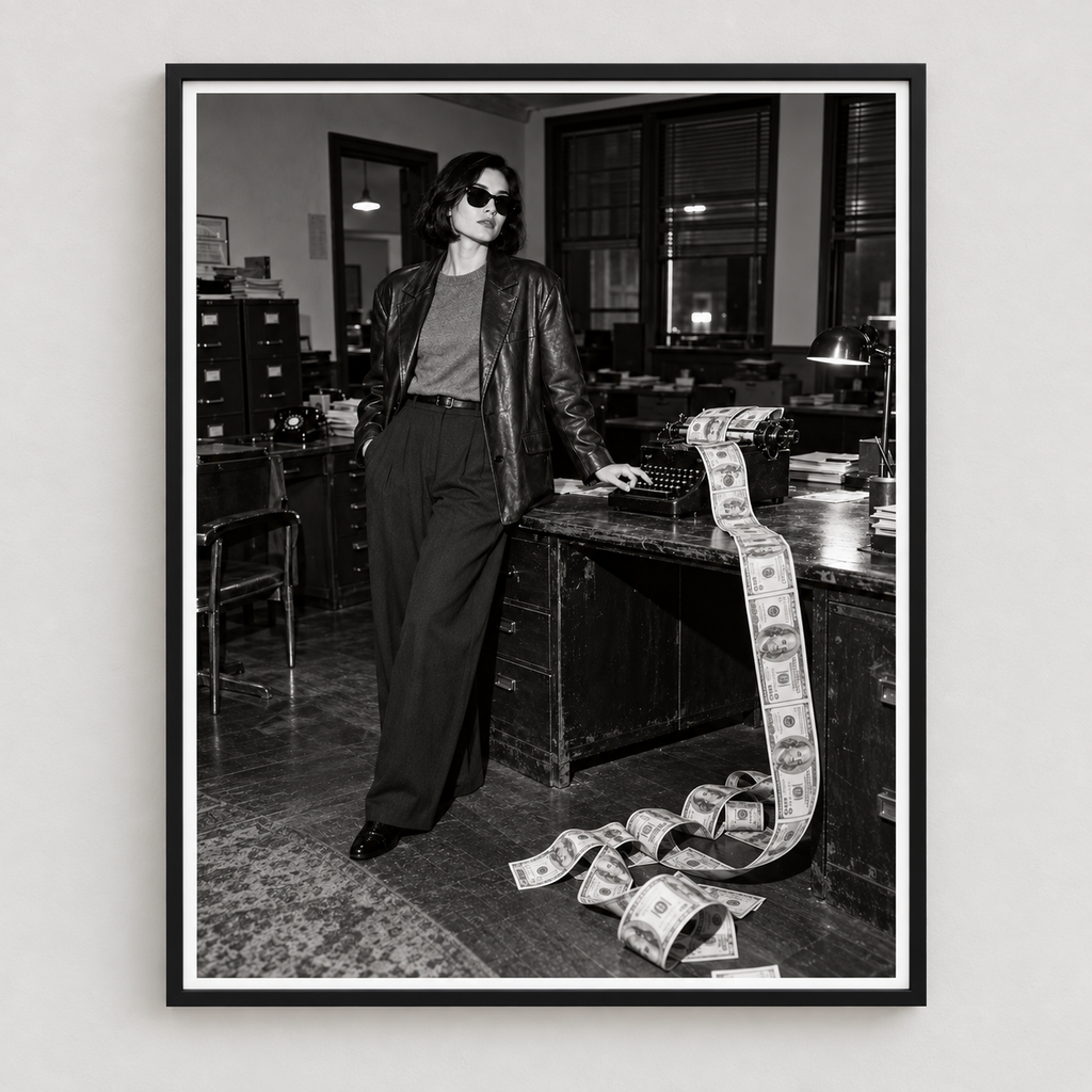 Paper Trail — Sienna Ricci — framed artwork