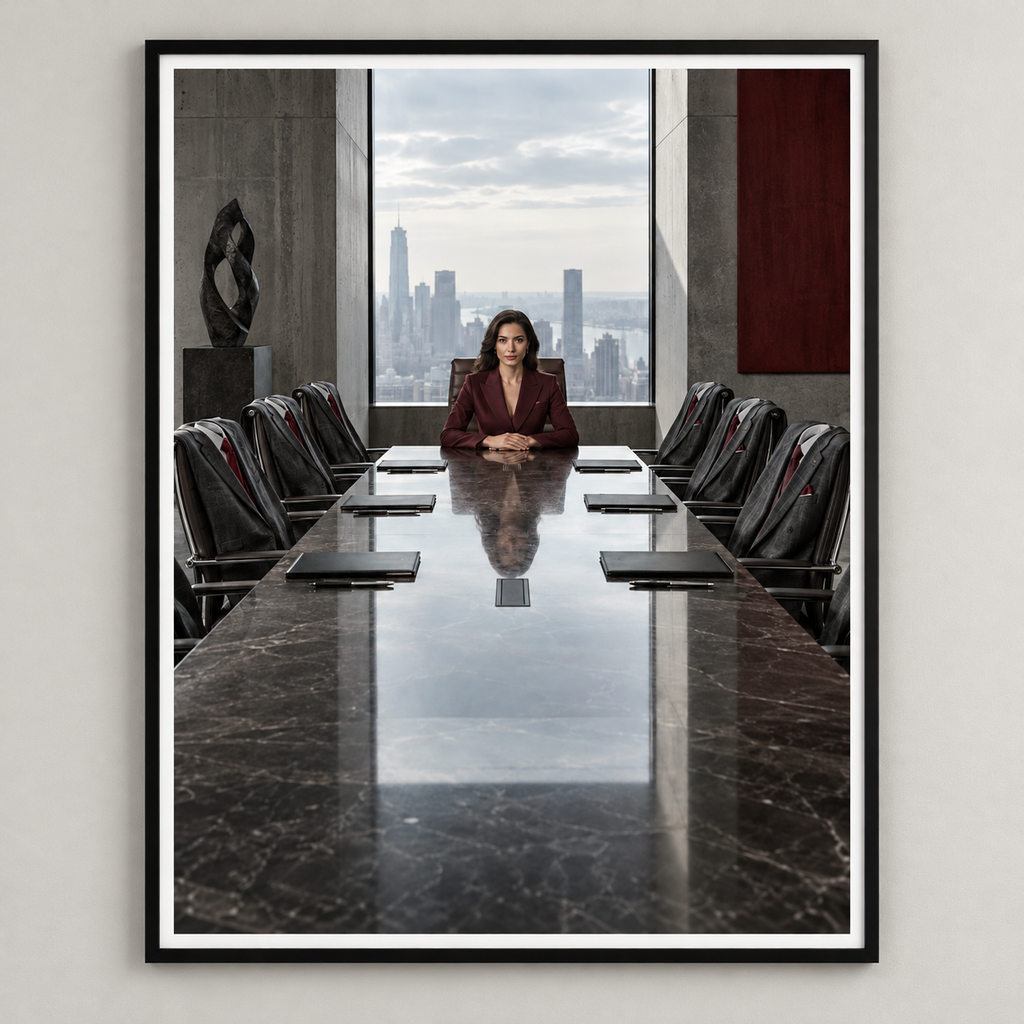 Power Games A — Sienna Ricci — framed artwork