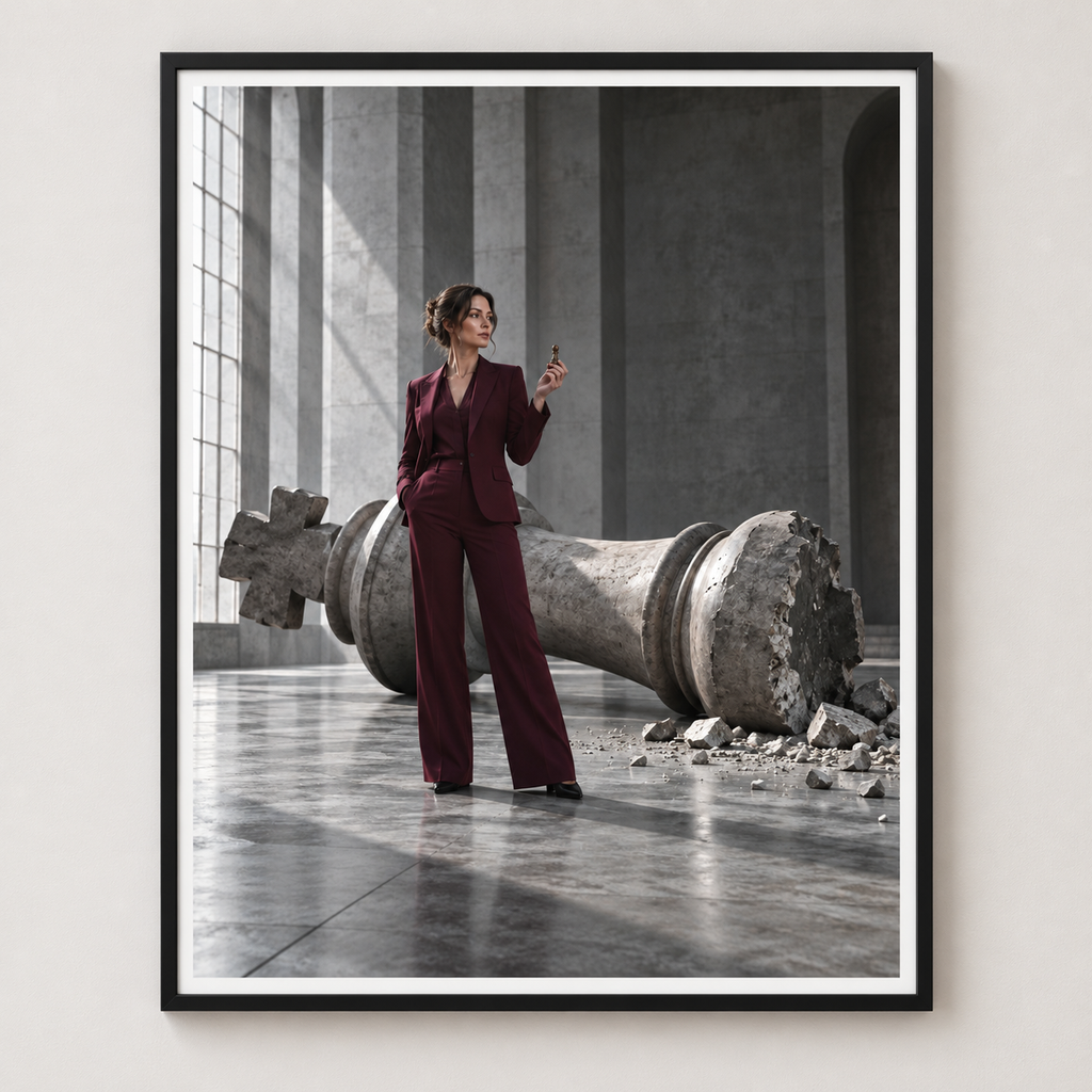 Power Games B — Sienna Ricci — framed artwork