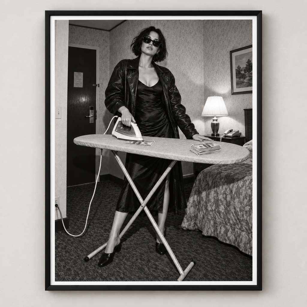 Pressed for Cash — Sienna Ricci — framed artwork